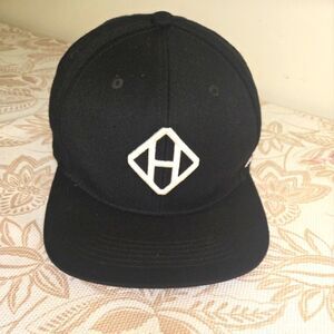 NBA Team Henessy Logo Black Wool Blend Snapback Hat Cap NEW Rare Find